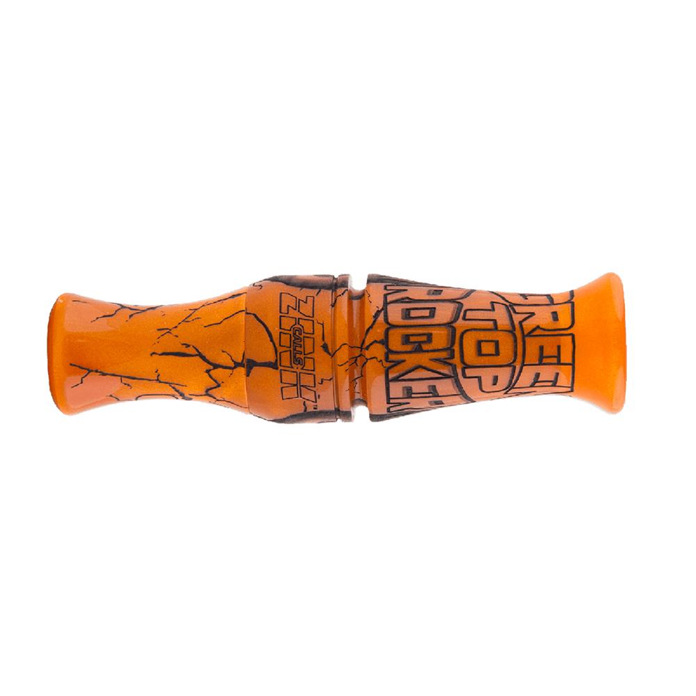 AVIAN Zink Green Top Rocker Duck Mouth Call Orange Marbleade