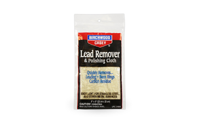 Birchwood Casey Birchwood Lead Remover & 6" x 9" Polish Cloth