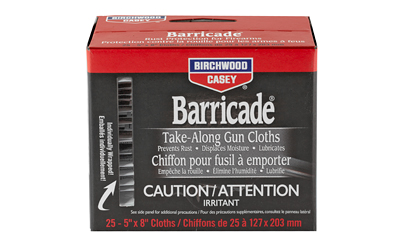 Birchwood Casey Birchwood Barricade Rust Protection Take-Alongs 25 Wipes