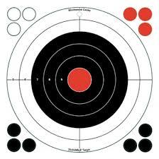 Birchwood Casey Birchwood Stick A Bull Adhesive Bulls-Eye Paper Targets 12" 5/ct