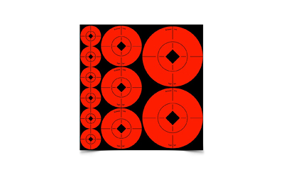 Birchwood Casey Birchwood Target Spots Assortment-1in-60 2in-30 & 3in-10 Sheets