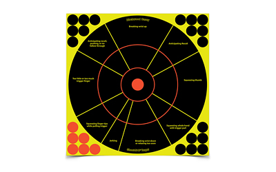 Birchwood Casey Birchwood Shoot-N-C 12 inch Handgun Trainer Target - 5/ct