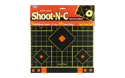 Birchwood Shoot-N-C 12" Sight-In Target - 5-Pack Birchwood Shoot-N-C 12" Sight-In Target - 5-Pack