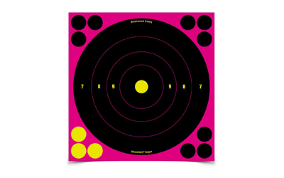 Birchwood Casey Birchwood Shoot-N-C Pink Reactive Targets 8" 6/ct