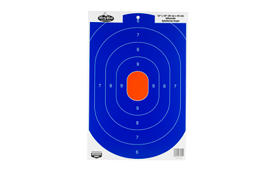 Birchwood Casey Birchwood Dirty Bird Silhouette Target 12"x18" Blue/Orange 8/ct