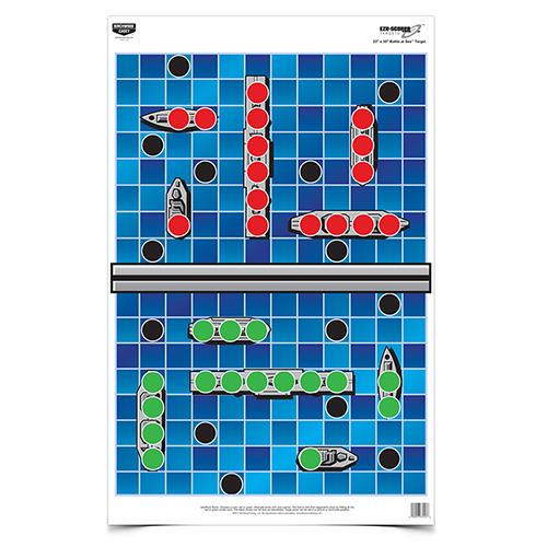 Birchwood Casey Birchwood EZE-Scorer 23" x 35" Battle at Sea Paper Target 5/ct Folded