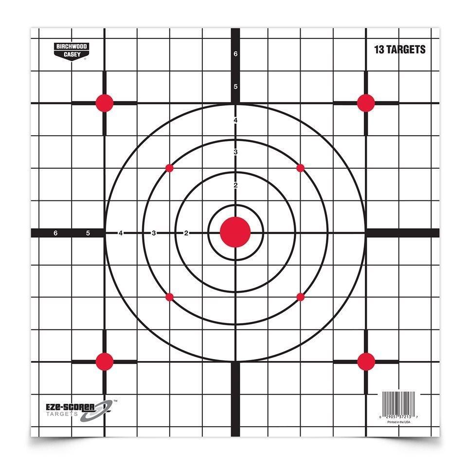 Birchwood Casey Birchwood Eze-Scorer Targets Paper Targets 12" Sight-In 13/ct