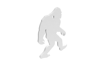 Birchwood Casey Birchwood AR500 3/8" Steel 1 Hole Animal Silhouette Target - Yeti 1/ct