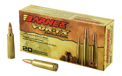Barnes VOR-TX Rifle Ammunition .22-250 Rem 50 gr TSX 3830 fps 20/ct