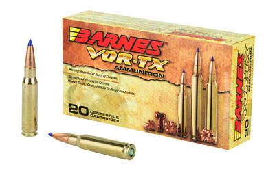 Barnes VOR-TX Rifle Ammunition .308 Win 150 gr TTSXBT 2820 fps 20/ct