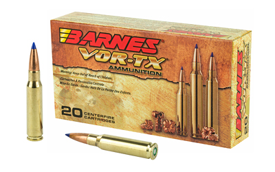 Barnes VOR-TX Rifle Ammunition .308 Win 168 gr TTSXBT 2680 fps 20/ct