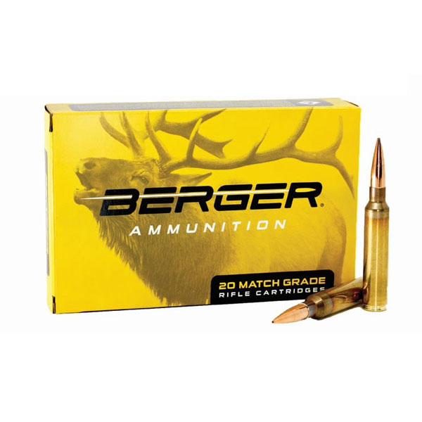 Berger Bullets Berger Elite Hunter Rifle Ammunition 6.5 PRC 140gr HPBT 3109 fps 20/ct