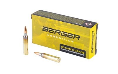 Berger Bullets Berger Rifle Ammunition .223 Rem 73gr BT Target 2820 fps 20/ct