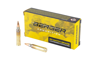 Berger Bullets Berger Tactical Rifle Ammunition .223 Rem 77gr OTM 2750 fps 20/ct