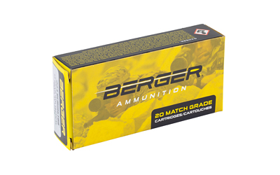 Berger Tactical Rifle Ammunition .223 Rem 77gr OTM 2750 fps 20/ct Berger Tactical Rifle Ammunition .223 Rem 77gr OTM 2750 fps 20/ct