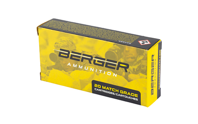 Berger Tactical Rifle Ammunition .223 Rem 77gr OTM 2750 fps 20/ct Berger Tactical Rifle Ammunition .223 Rem 77gr OTM 2750 fps 20/ct