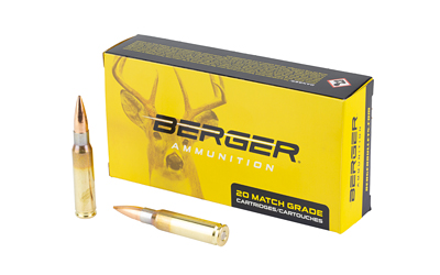 Berger Bullets Berger Clasc Hnt 308WIN 185GR 20/200 Boat Tail