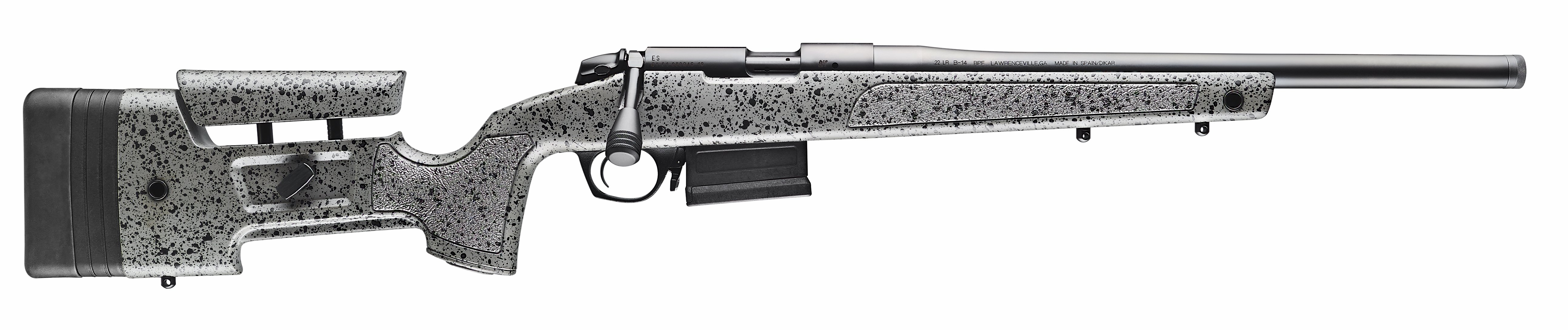Bergara Rifles Bergara B-14R Rifle .17 HMR 10rd Magazine 20" Steel Barrel Grey/Black stock