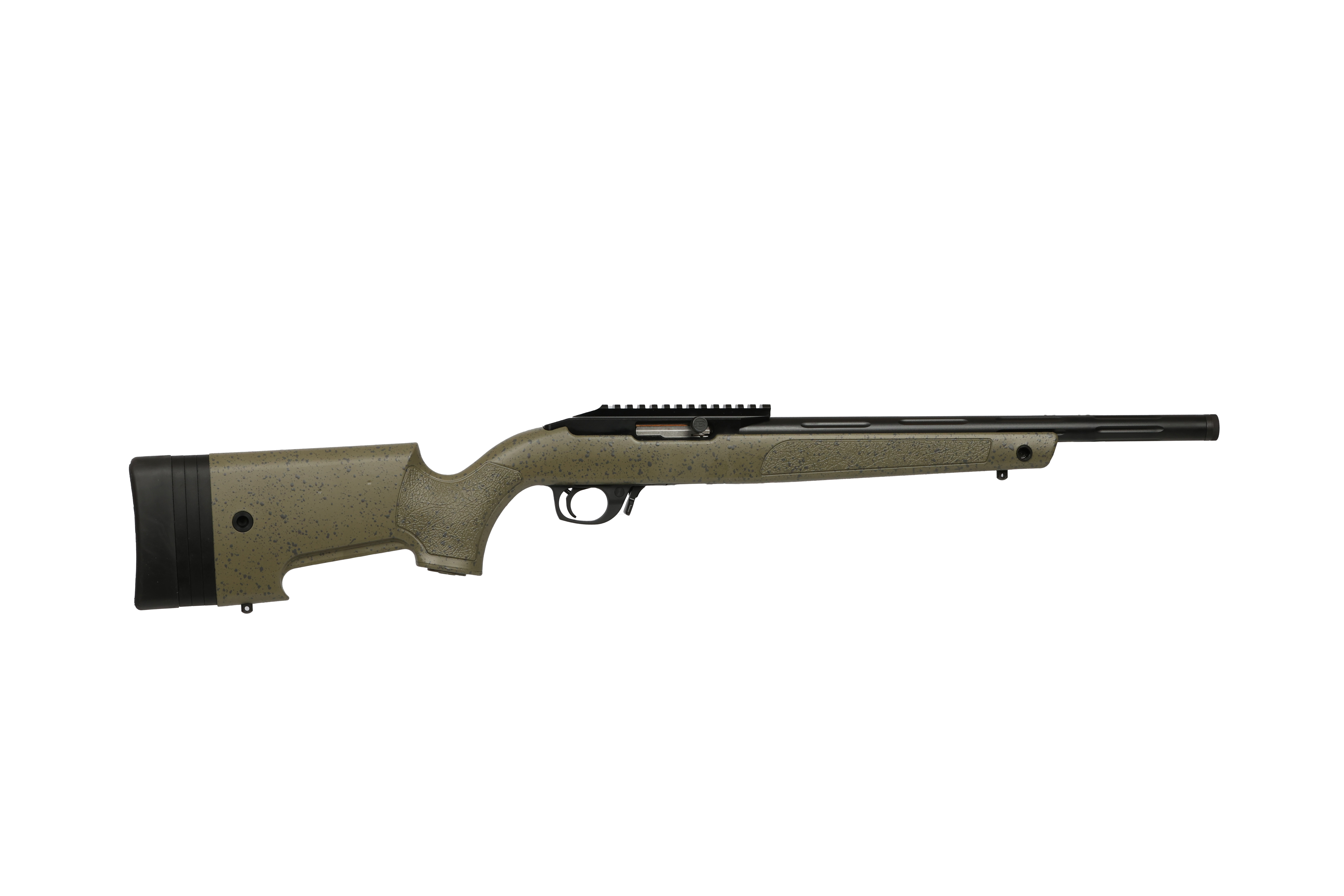 Bergara Rifles Bergara BXR 22LR BK/Green 10+1 16.5" TB Rifle