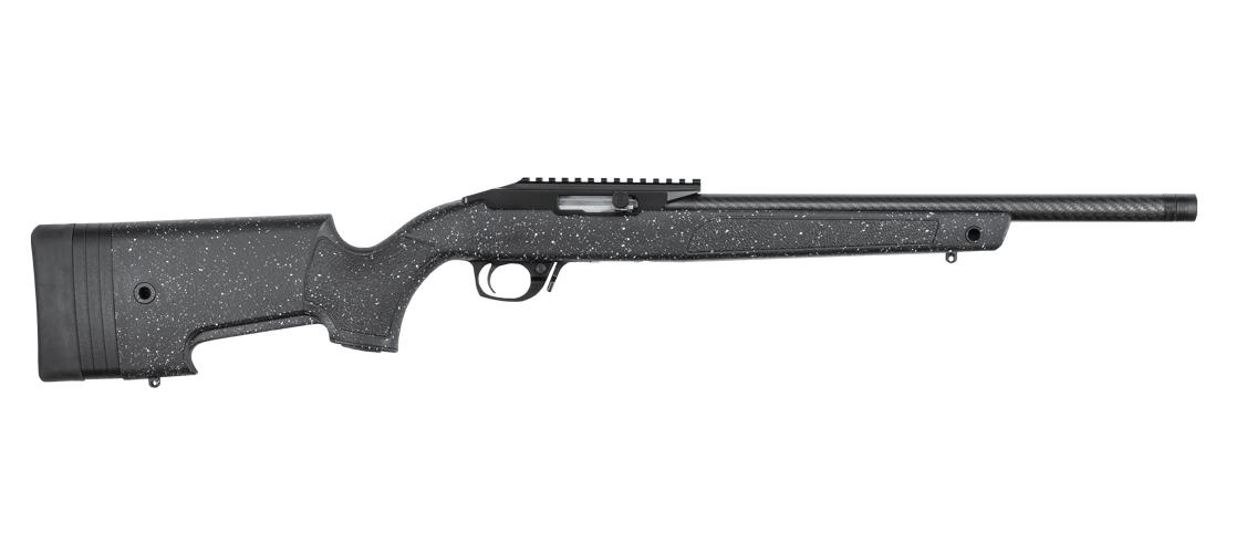 Bergara Rifles Bergara BXR Rimfire Rifle .22 LR 10rd Magazine 16.50" Carbon Fiber Barrel Black/Grey Stock