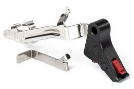 ZEV Technologies ZEV Pro Flat Face Trigger Bar Kit Small Black/red