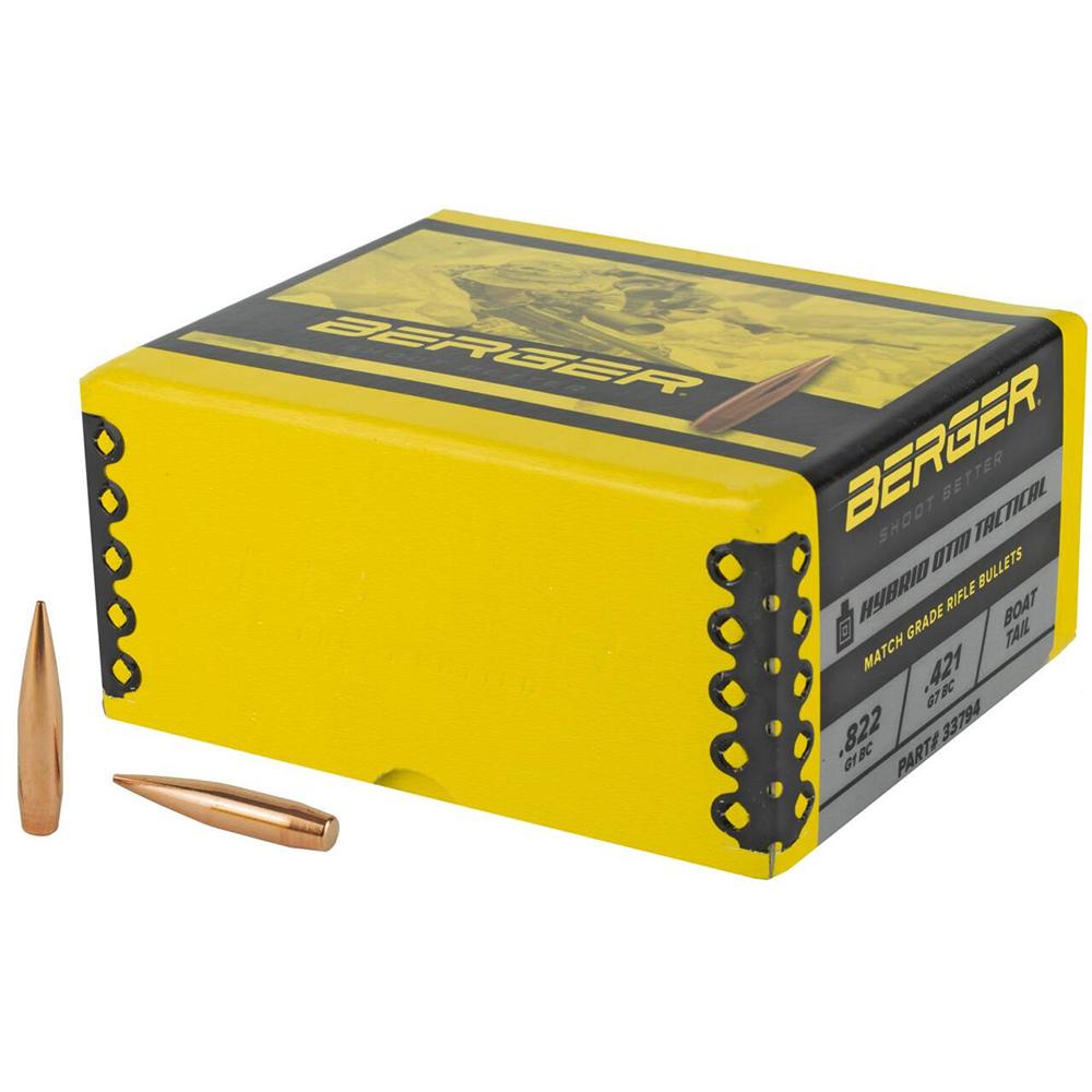 Berger Bullets Berger OTM Tactical Rifle Bullets .338 cal .338" 300 gr HPBT 250/ct