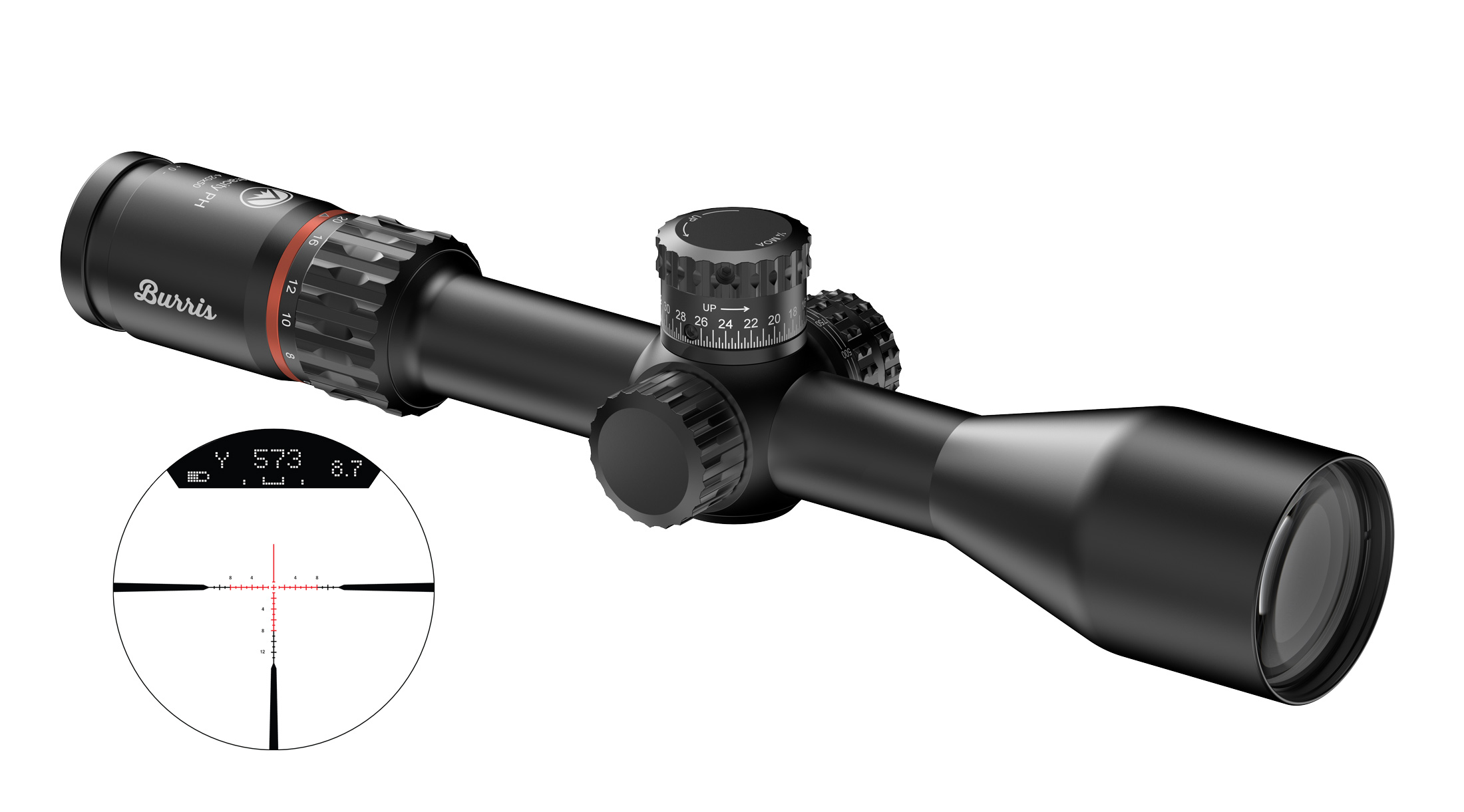 Burris Company Inc. Burris Veracity PH Rifle Scope 4-20x50 30mm FFP RC MOA Illum