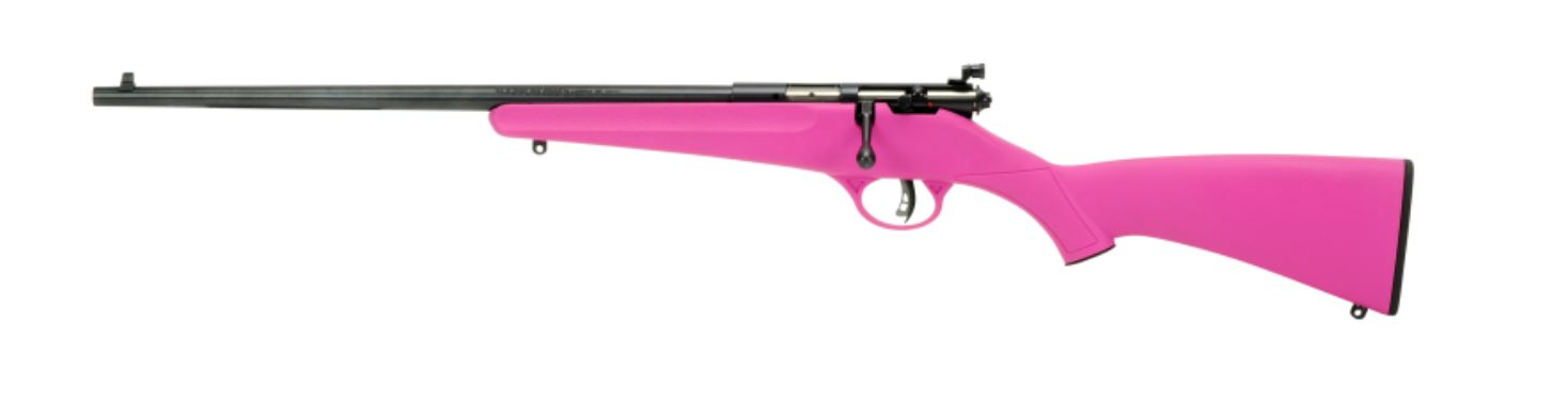 Savage Arms Savage Rascal Left Hand Rifle 22LR Single Shot 16.13" Barrel Pink