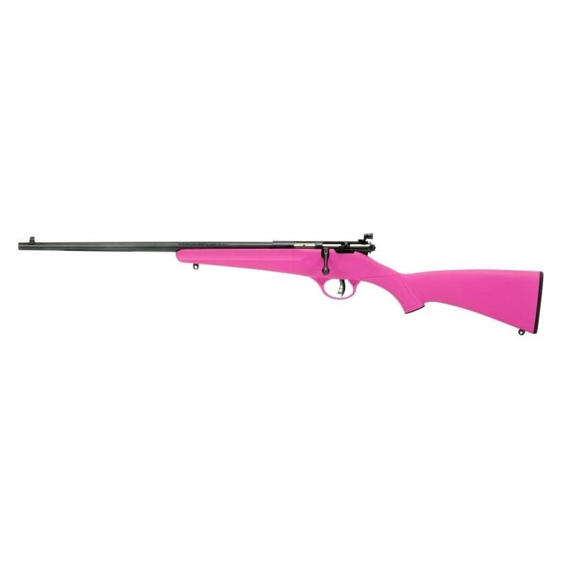 Savage Rascal Left Hand Rifle 22LR Single Shot 16.13" Barrel Pink Savage Rascal Left Hand Rifle 22LR Single Shot 16.13" Barrel Pink