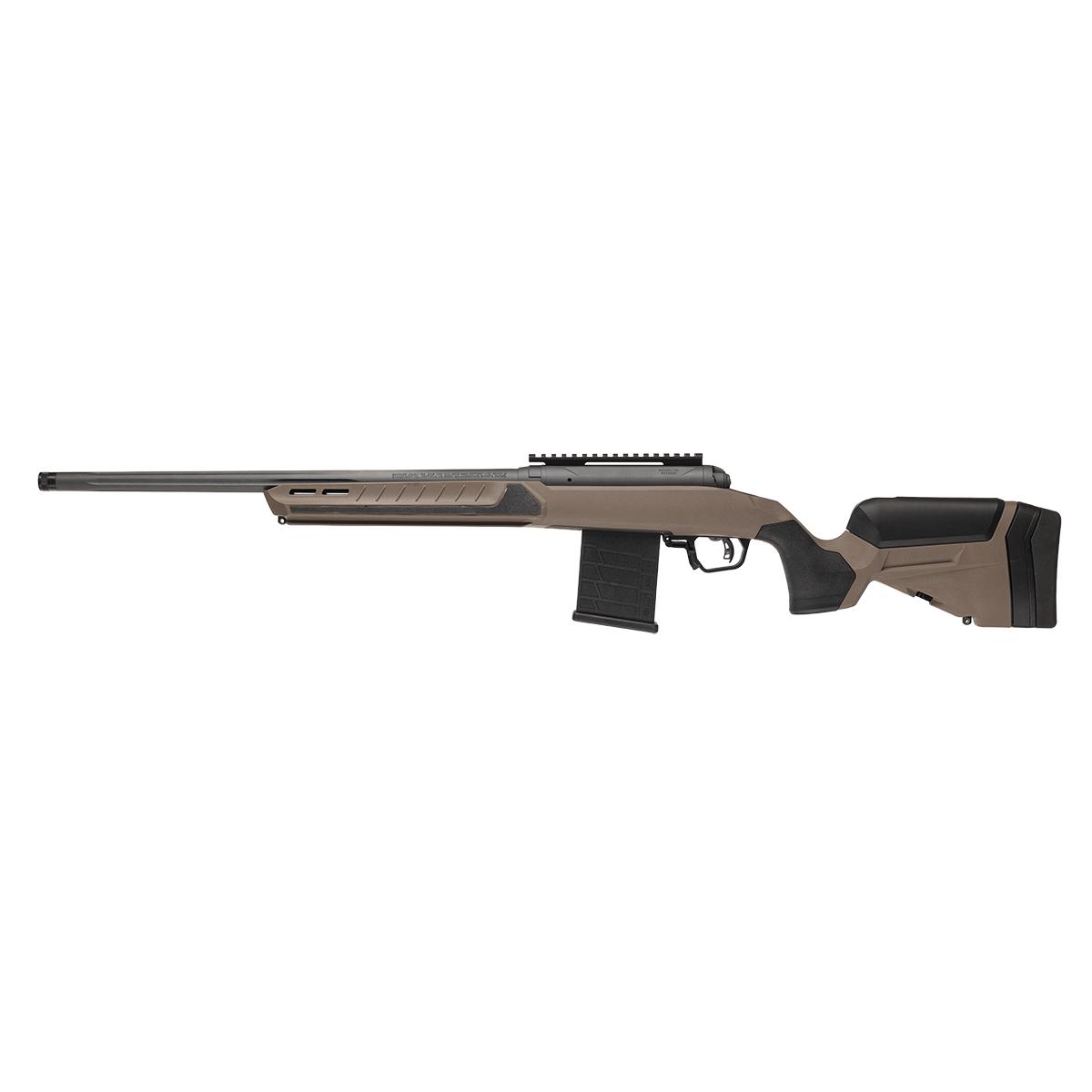 Savage 110 Core Tactical Rifle 6.5 Creedmoor 10rd Magazine 24" Threaded Fluted Barrels Coyote Tan Synthetic Savage 110 Core Tactical Rifle 6.5 Creedmoor 10rd Magazine 24" Threaded Fluted Barrels Coyote Tan Synthetic
