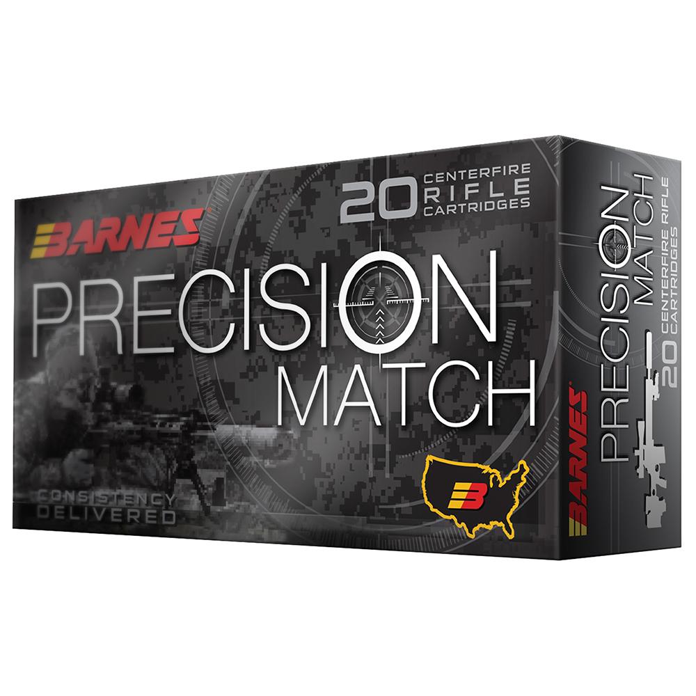 Barnes Bullets Barnes Prec Mth 6.5CM 140GR 20/200 Open Tip Match