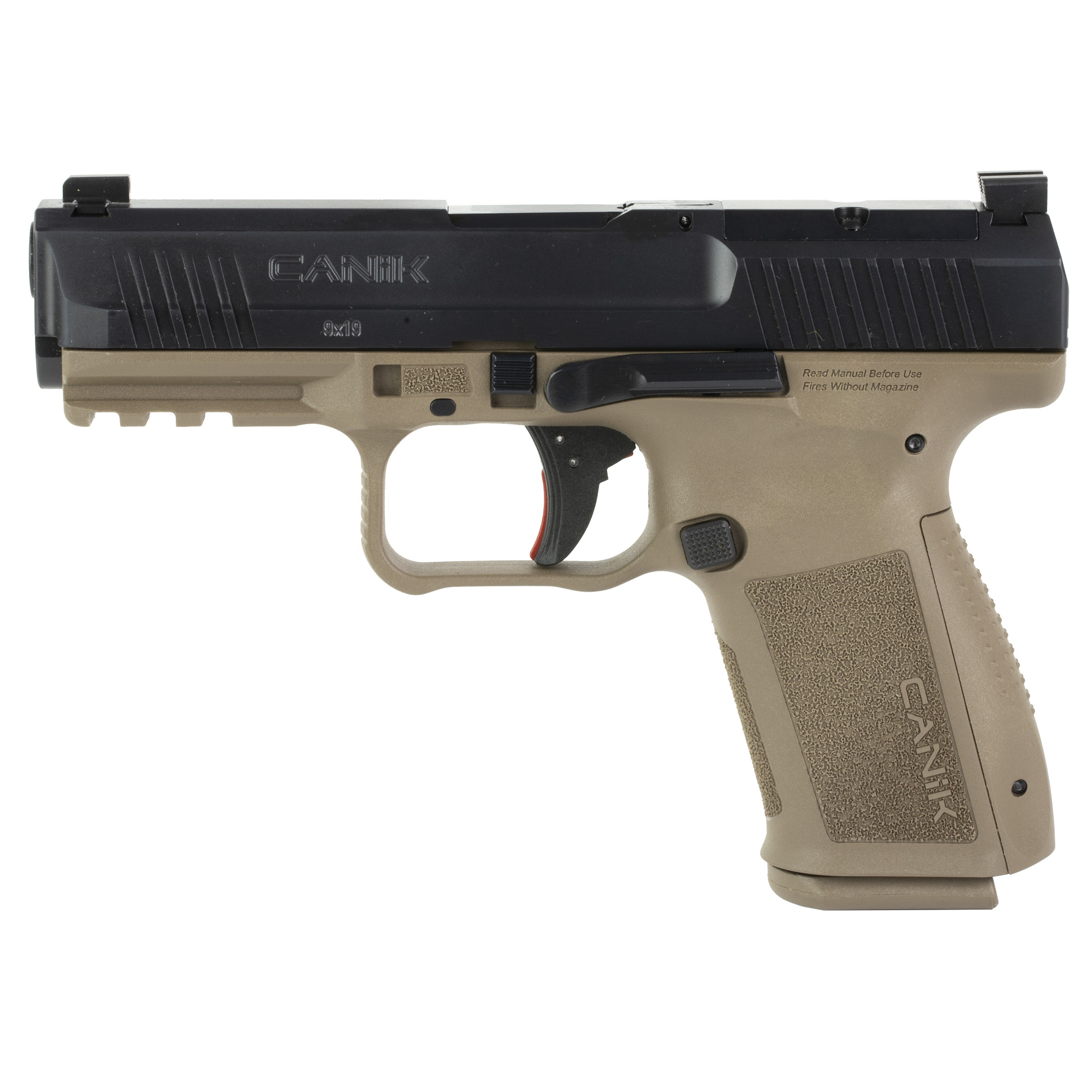 CANIK Mete SF Handgun 9mm Luger 15rd Magazine 4.08" Barrel Black/FDE