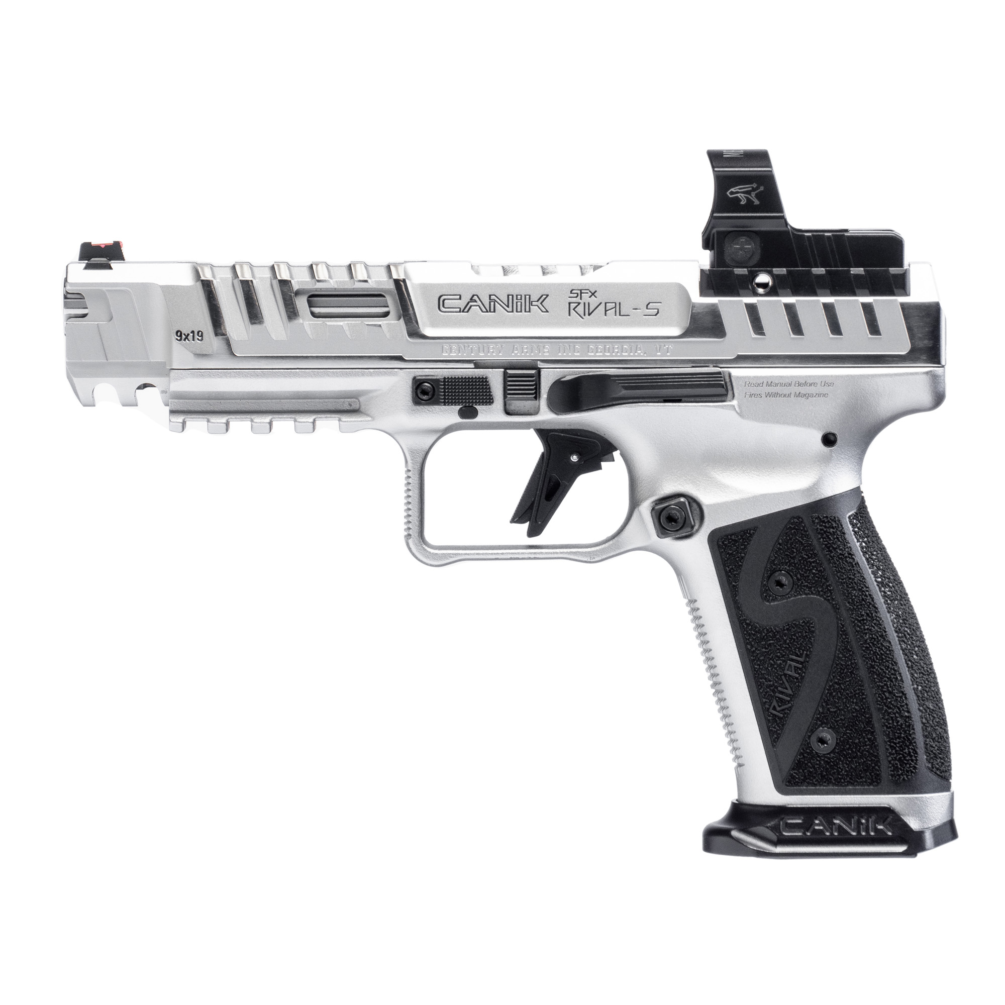 CANIK Sfx Rival-S 9mm Chrome 5" Mo2 Semi-Auto Pistol