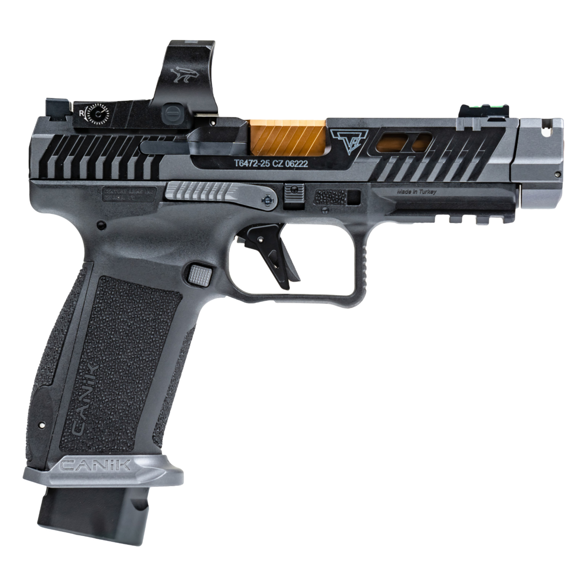 CANIK Tti Combat 9mm Smoke 21+1 Mo3 Semi-Auto Pistol CANIK Tti Combat 9mm Smoke 21+1 Mo3 Semi-Auto Pistol