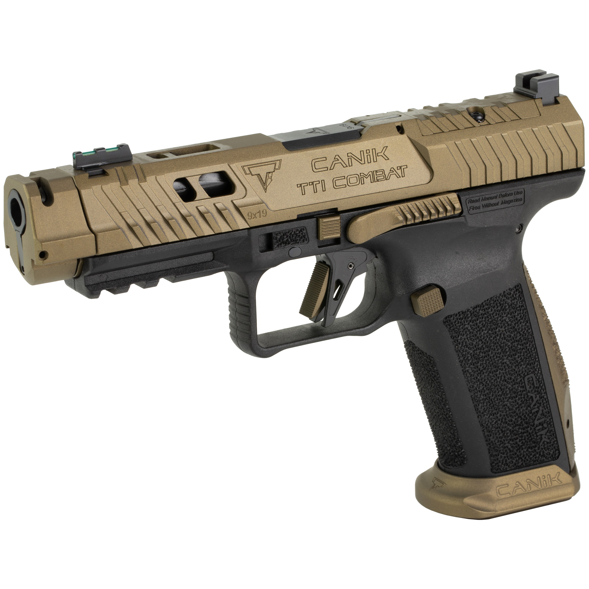 CANIK Tti Combat 9mm Brz 21+1 Optic Semi-Auto Pistol CANIK Tti Combat 9mm Brz 21+1 Optic Semi-Auto Pistol
