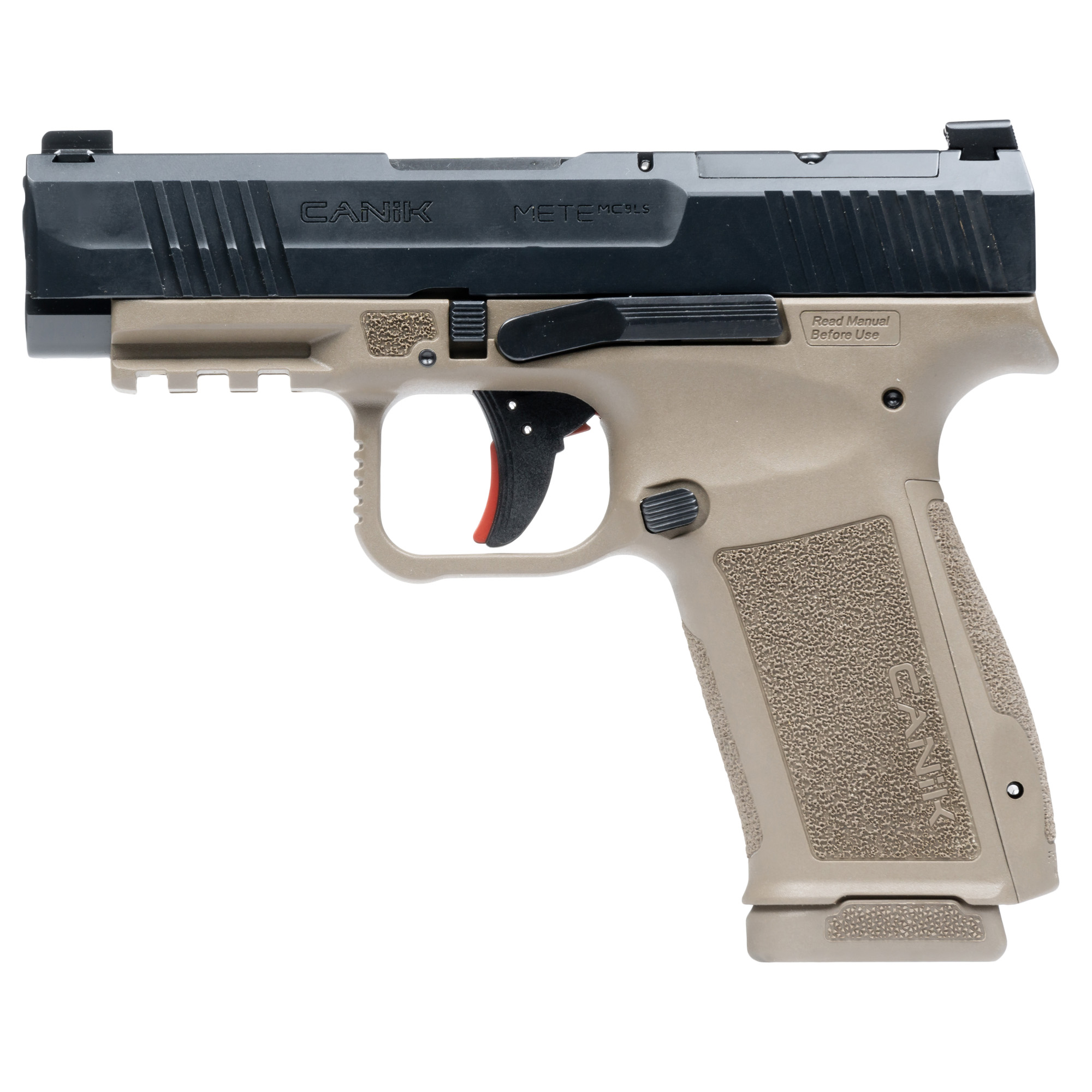 CANIK Mete Mc9ls 9mm Black/FDE 17+1 Semi-Auto Pistol