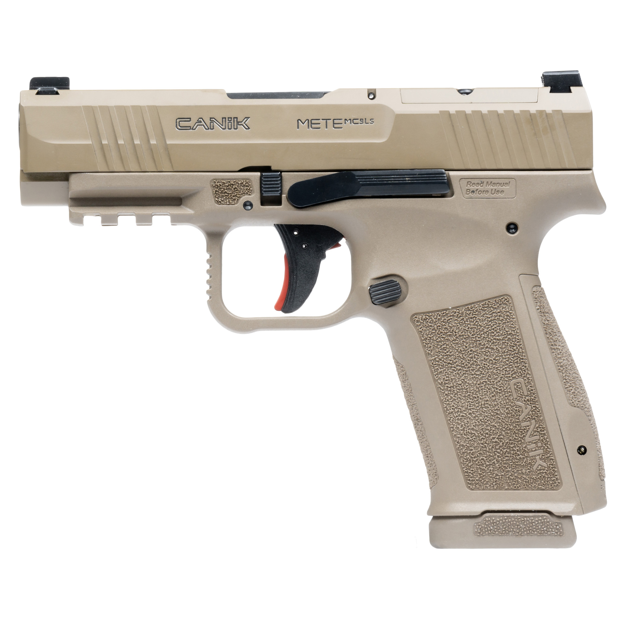 CANIK Mete MC9LS Handgun 9mm Luger 17rd Magazines(2) 3.64" Barrel Optic Ready FDE