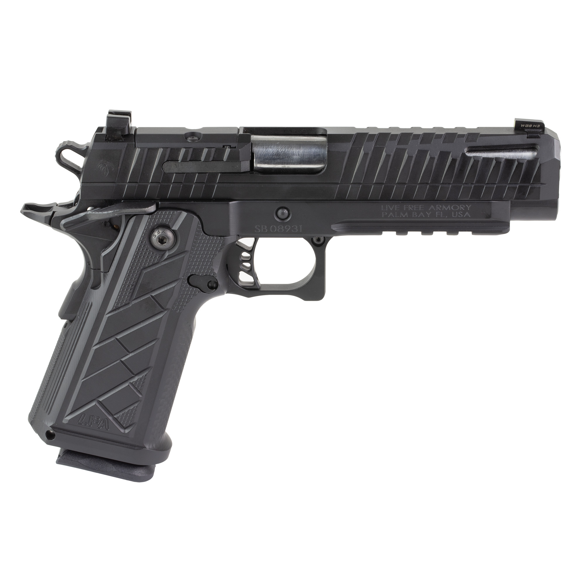LFA Apollo 11 FS Handgun 9mm Luger 18rd Magazine 5" Barrel Black LFA Apollo 11 FS Handgun 9mm Luger 18rd Magazine 5" Barrel Black