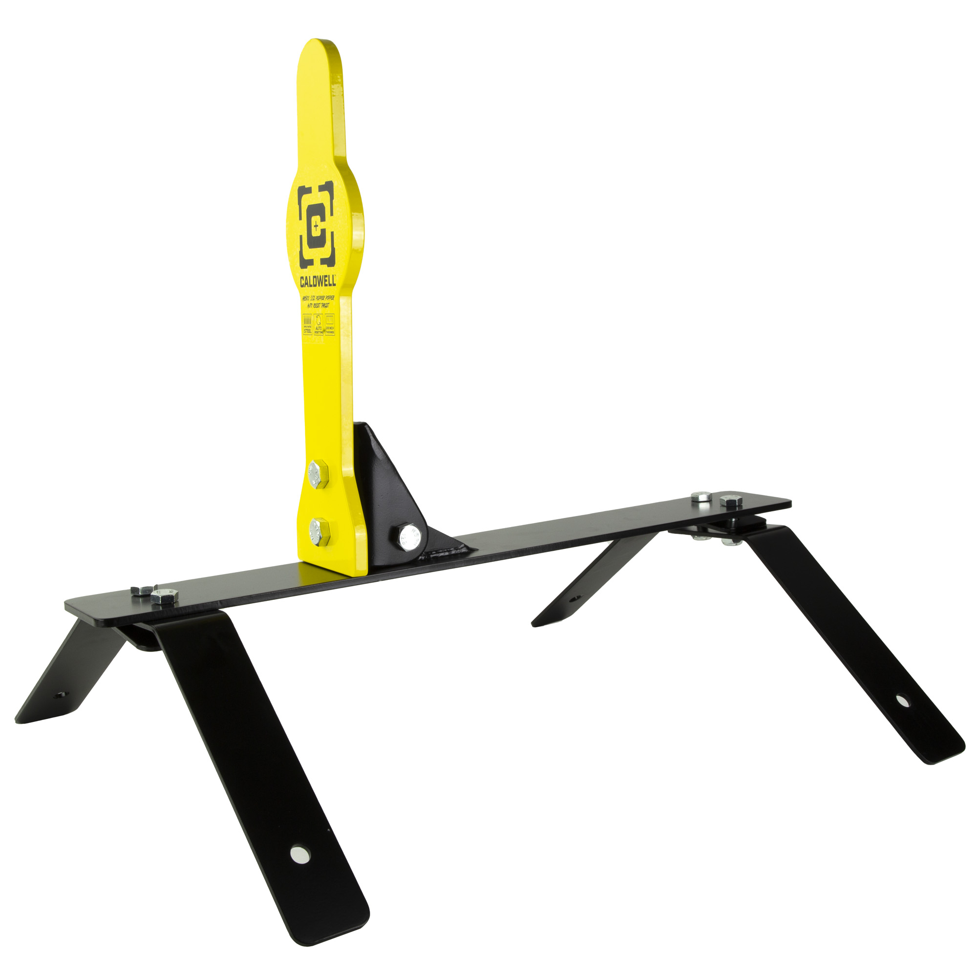 Caldwell AR500 33% Pepper Popper Auto Reset Target Yellow