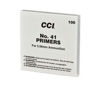 Cci Standard Primers #41 (Small) 5.56mm Military / NATO Sensitivity 1000/ct