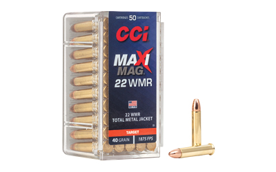 Cci Maxi-Mag Rimfire Ammunition .22 WMR 40 gr
