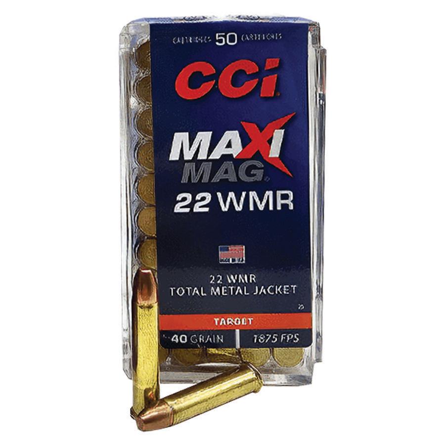 Cci Maxi-Mag Rimfire Ammunition .22 WMR 40 gr Cci Maxi-Mag Rimfire Ammunition .22 WMR 40 gr