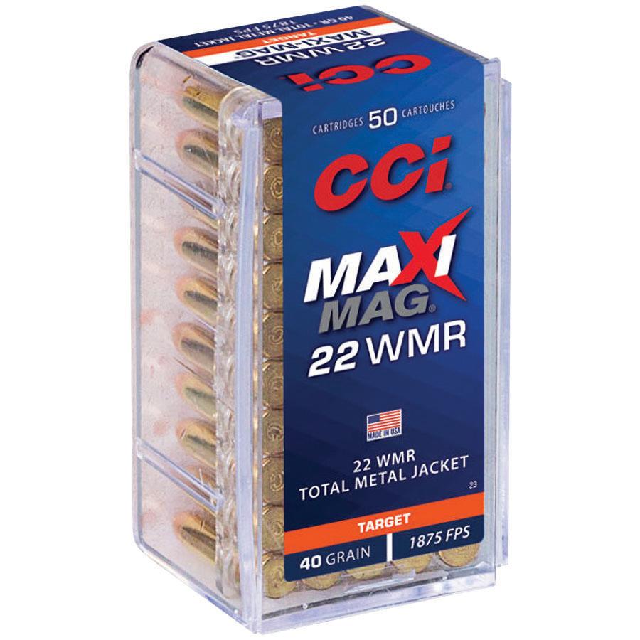 Cci Maxi-Mag Rimfire Ammunition .22 WMR 40 gr Cci Maxi-Mag Rimfire Ammunition .22 WMR 40 gr