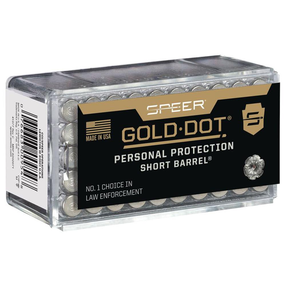 Cci Spr Gold Dot 22WMR 40GR Shrt Brl 50 Gold Dot Hollow Point