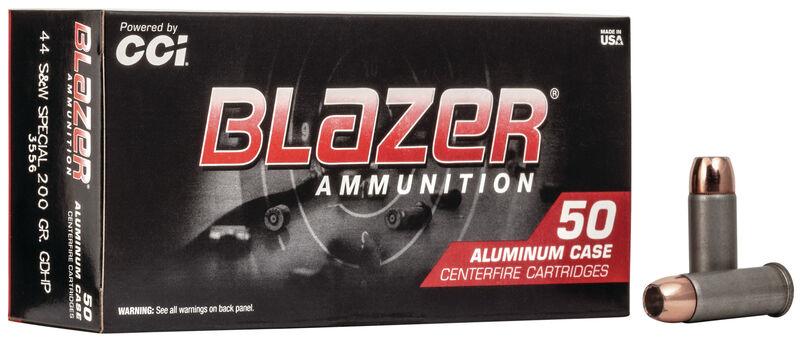Cci Blazer Aluminum Handgun Ammunition .44 Spl 200 gr HP 920 fps 50/ct