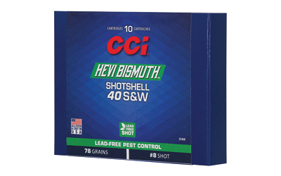 CCI Ammunition CCI Hevi Bismuth Centerfire Shotshell .40 S&W 78gr #8 1300 fps 10/ct