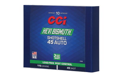 CCI Ammunition CCI Hevi Bismuth Centerfire Shotshell 45 Auto 115gr #8 1150 fps 10/ct