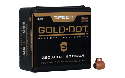Speer Ammunition Speer Spr Gold Dot .355 90GR Hp 100CT Hollow Point