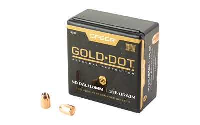 Speer Ammunition Speer Spr Gold Dot .400 165GR Hp 100CT Hollow Point
