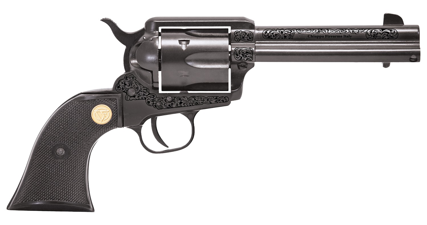 Chiappa Firearms Chiappa 1873 Engraved Handgun .22 LR 6rd Capacity 4.75" Barrel Black